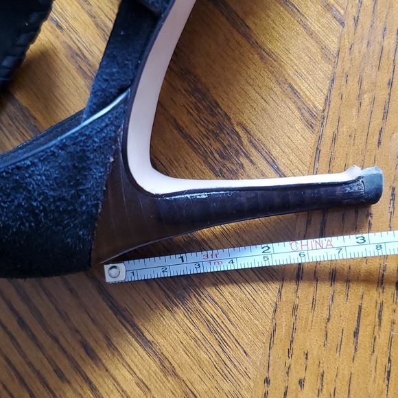 Coach Henny Suede / soft Lambskin Black 8m - Picture 9 of 9